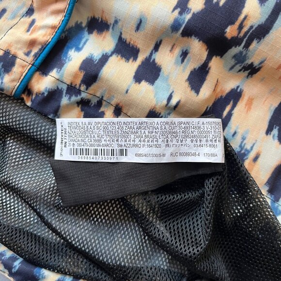 Zara Rhuigi Mens Windbreaker Hoodie Ful Zip Limited Edition Small/Medium - Picture 9 of 13